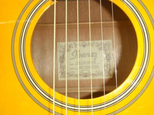 Ibanez AEJ7E-HS エレアコ ブリッジ補修ありますが良く鳴ります