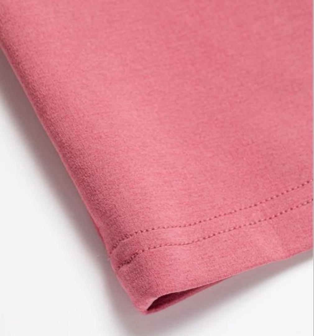 新品【デヴァローゴルフ】レディース デルタモックネック 長袖Tシャツ コーラル