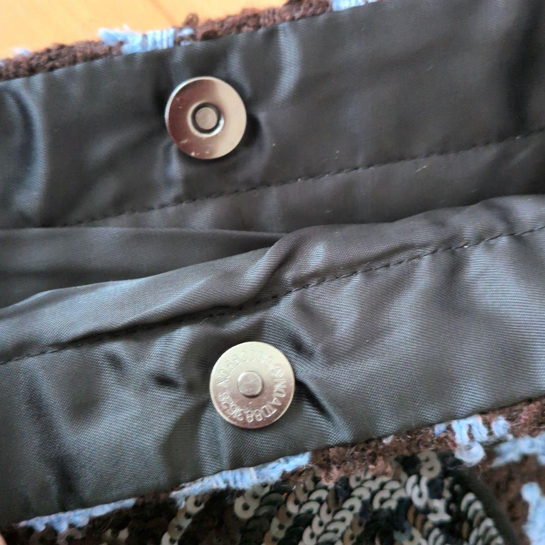 CHANEL ハウンドトゥース トートバッグ