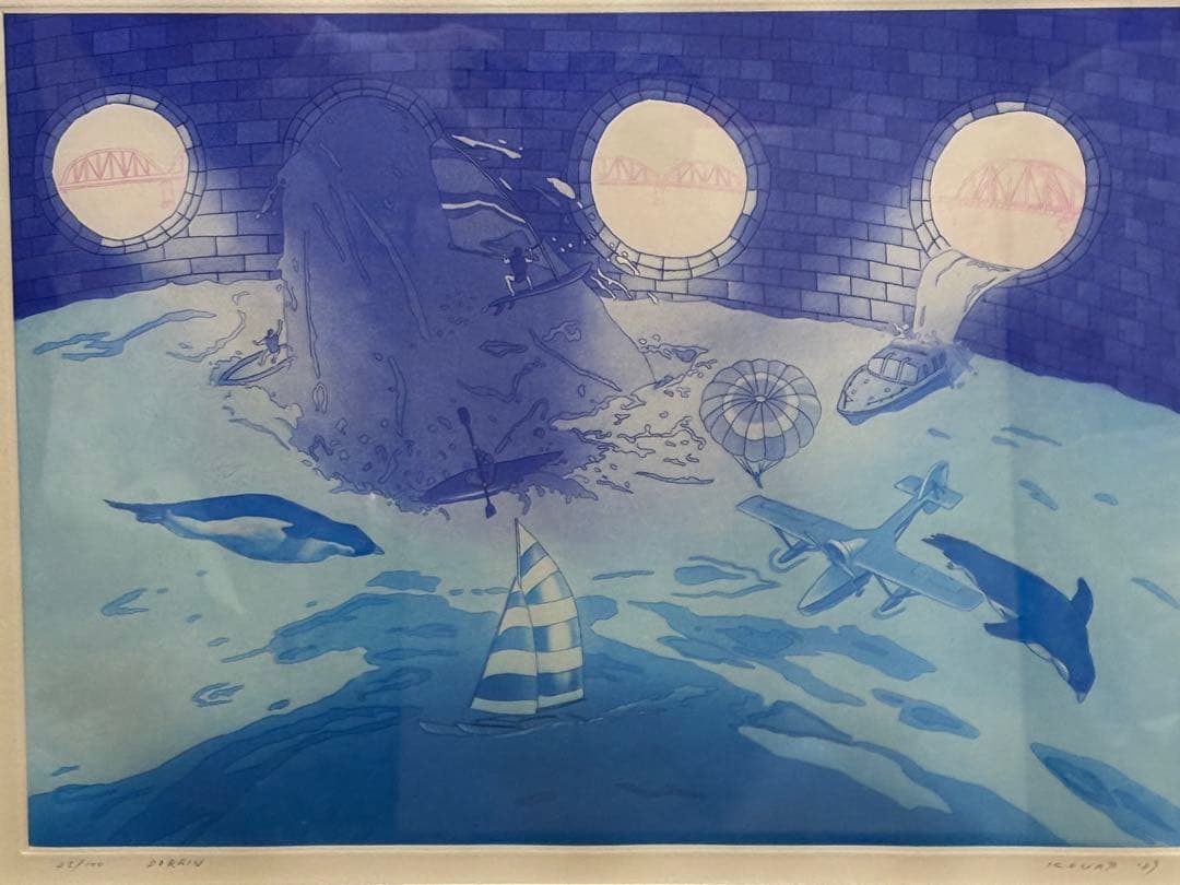 小浦昇 銅版画 「DORAIN」25/100