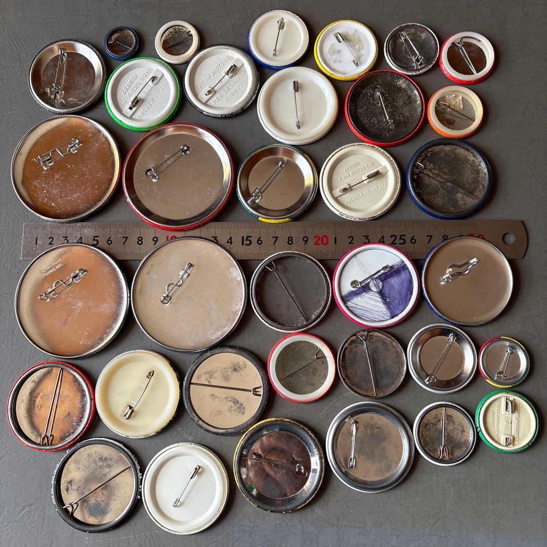 ピ*ピ様 ヴィンテージ缶バッジ200個OVER ／アメリカ・イギリス／Vinta