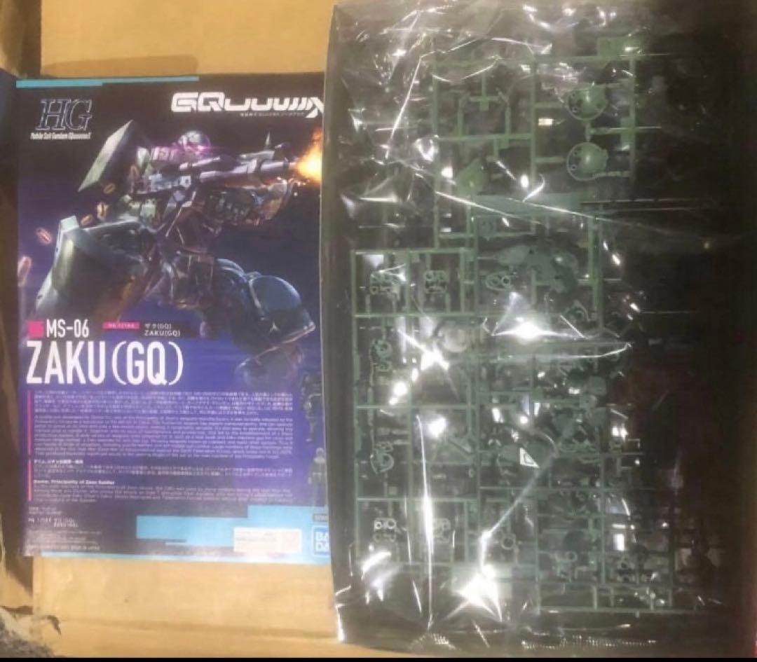 ガンプラHG GQ関連4種セット ギャン／リック・ドム／量産型ザク／ジークアクス