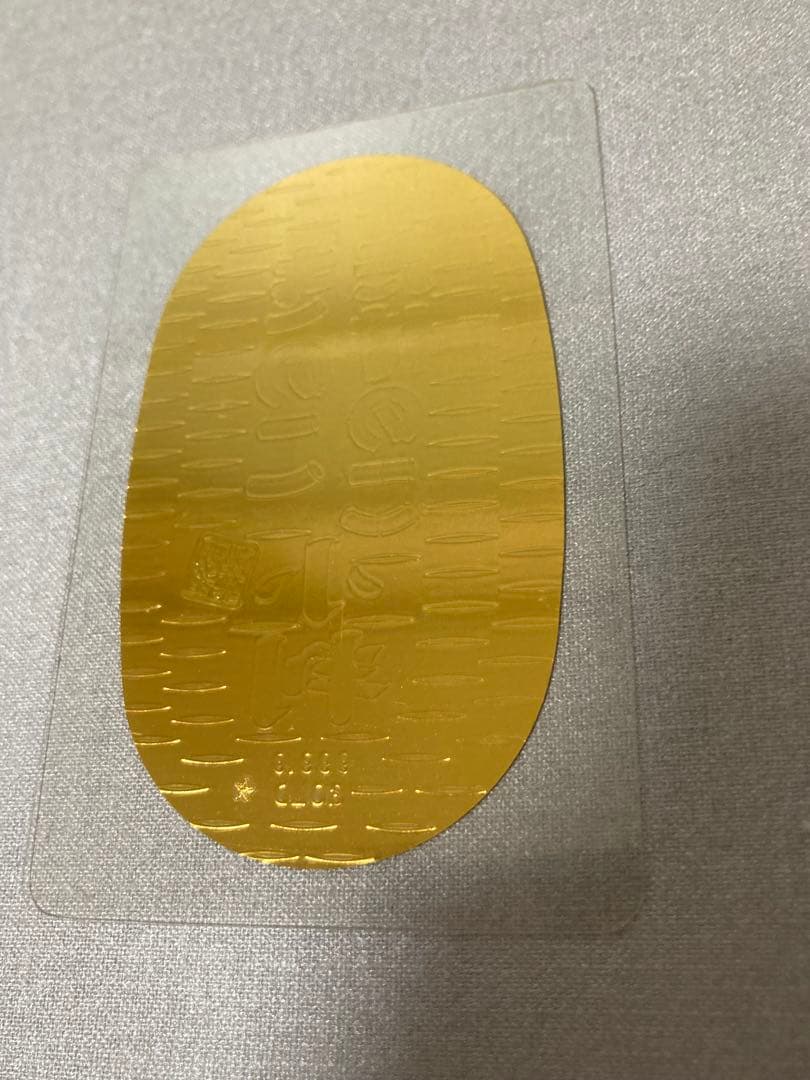 きのこたけのこ小判　純金製　0.7g