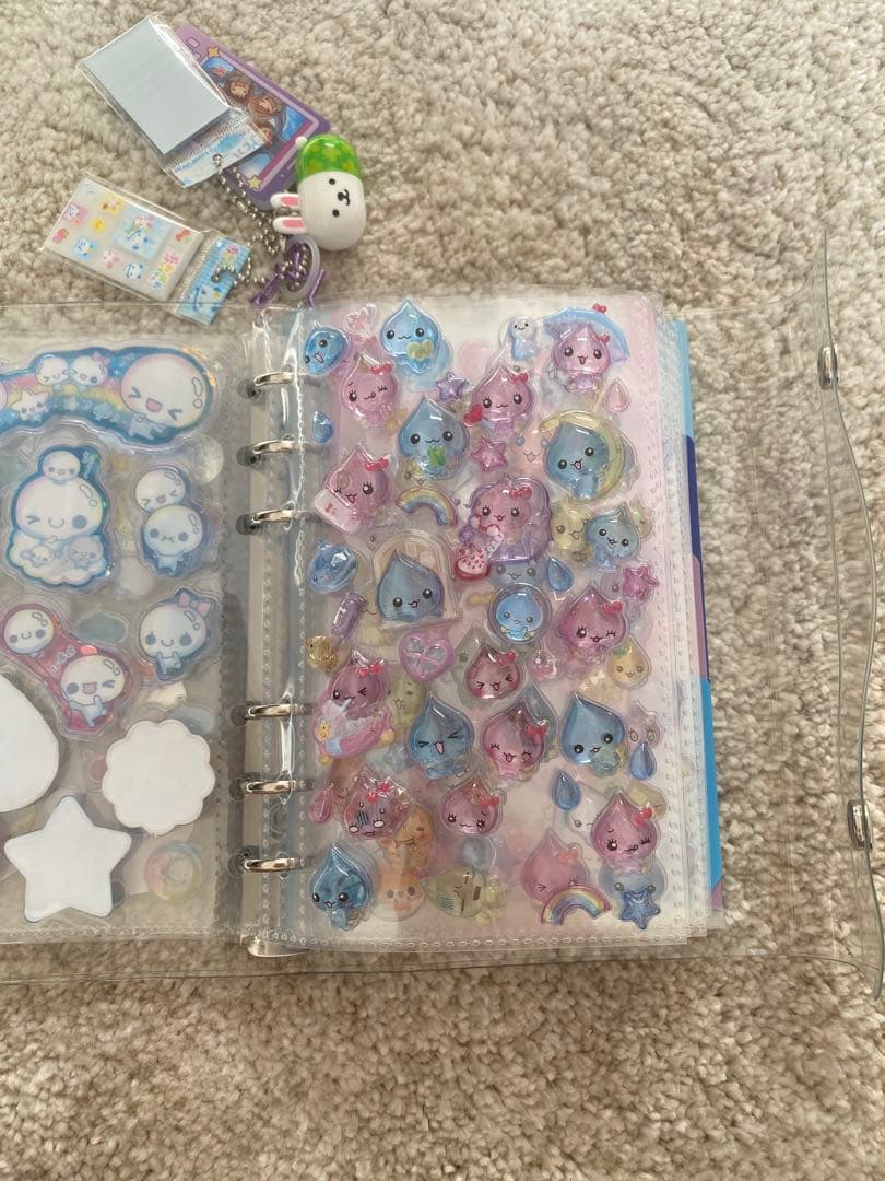 シール帳 完成品 あわわちゃん、しずくちゃんなど平成ボンボンドロップ