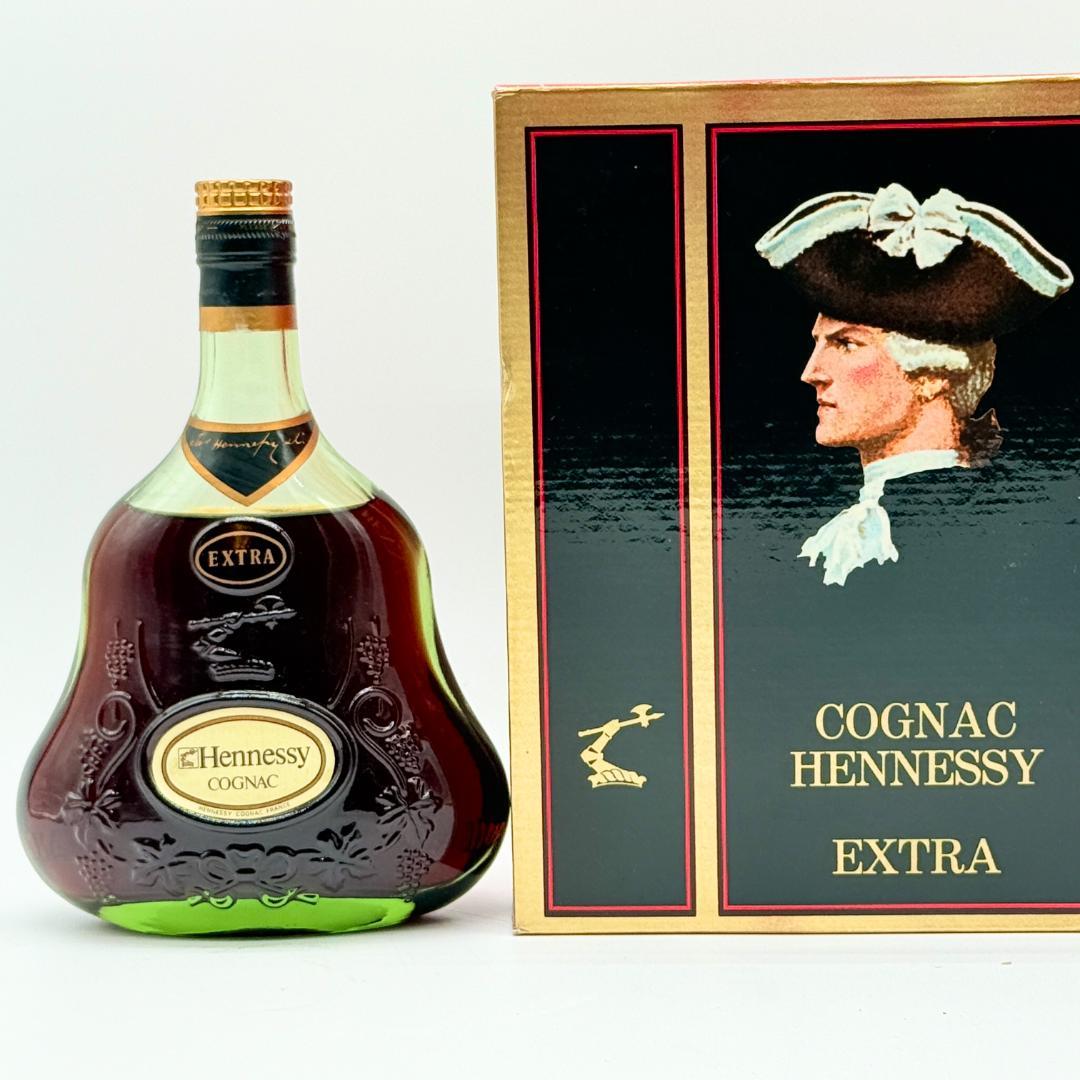 ⑭Hennessy Extra XO グリーンボトル　箱付