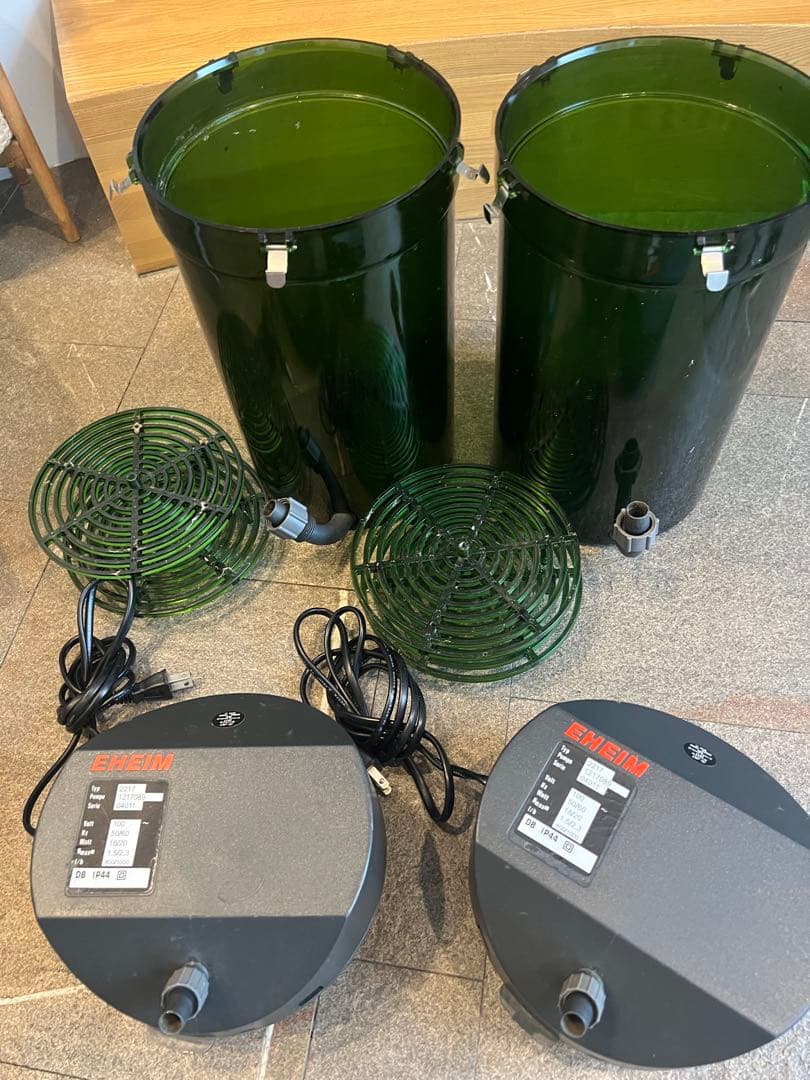 EHEIM 2217 外部フィルター×2台 まとめ売り（ろ材なし）