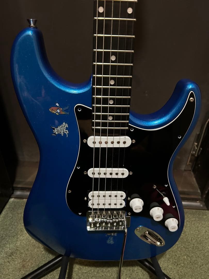 【オススメ】メタリックブルー エレキギター