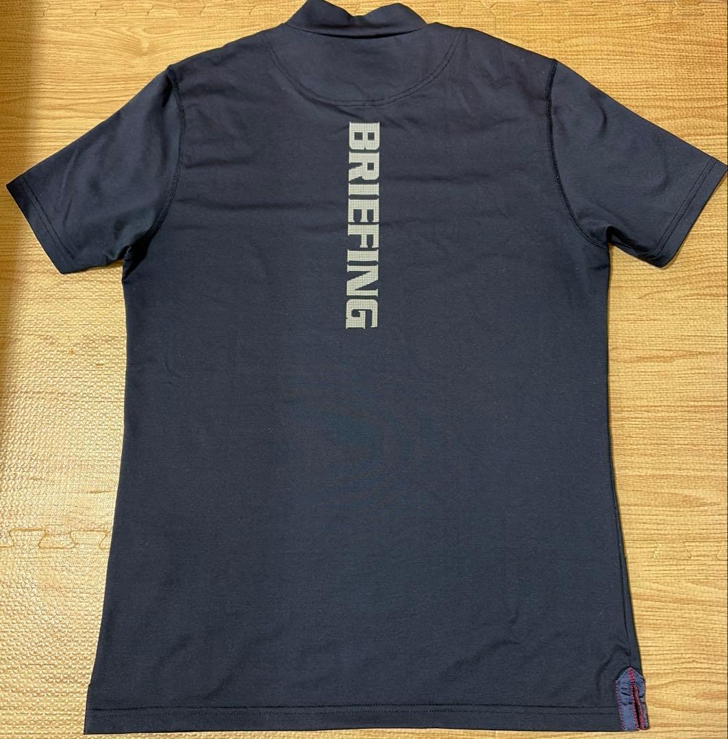 タッツー 　BRIEFING モックネックゴルフ半袖シャツ