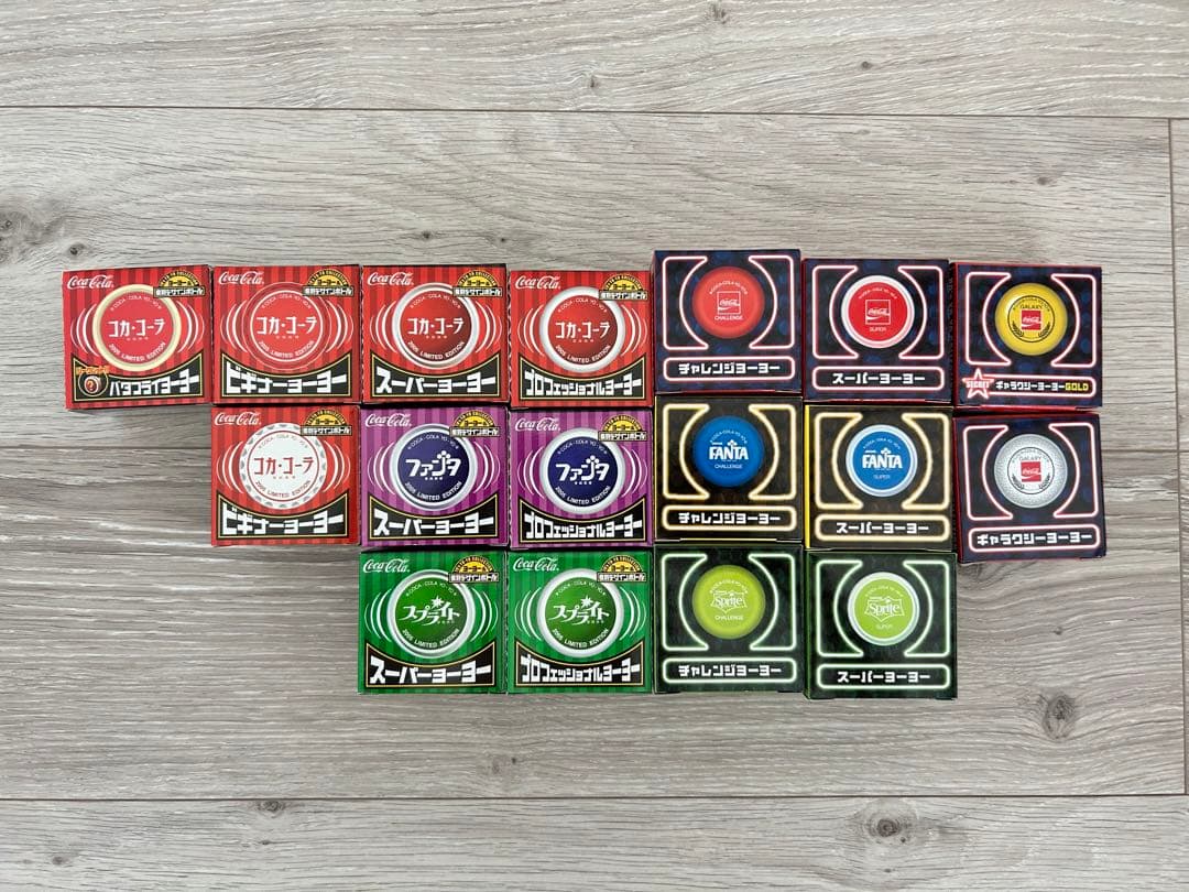 【新品未使用】コカ・コーラ 復刻版ヨーヨー 70年代 80年代コンプセット
