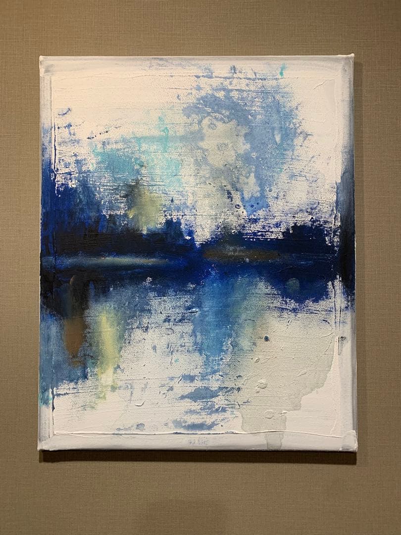 絵画　抽象画　モダンアート　インテリア　50 x 40 cm