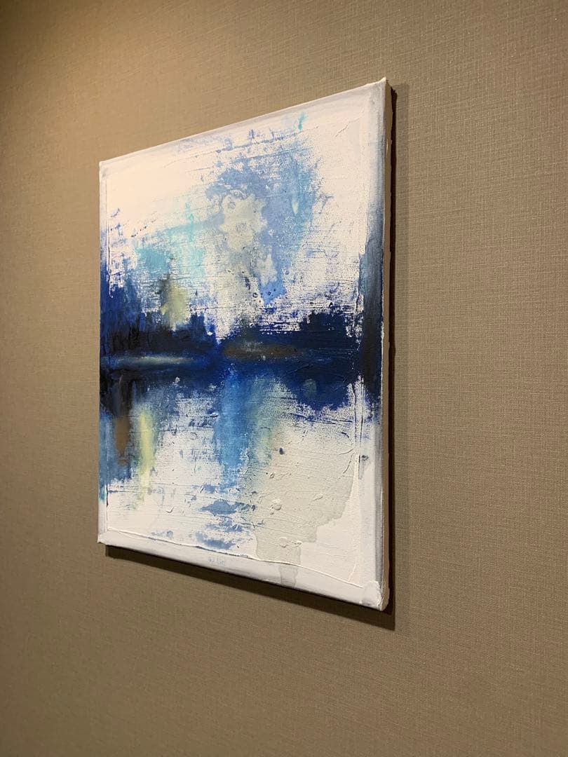 絵画　抽象画　モダンアート　インテリア　50 x 40 cm