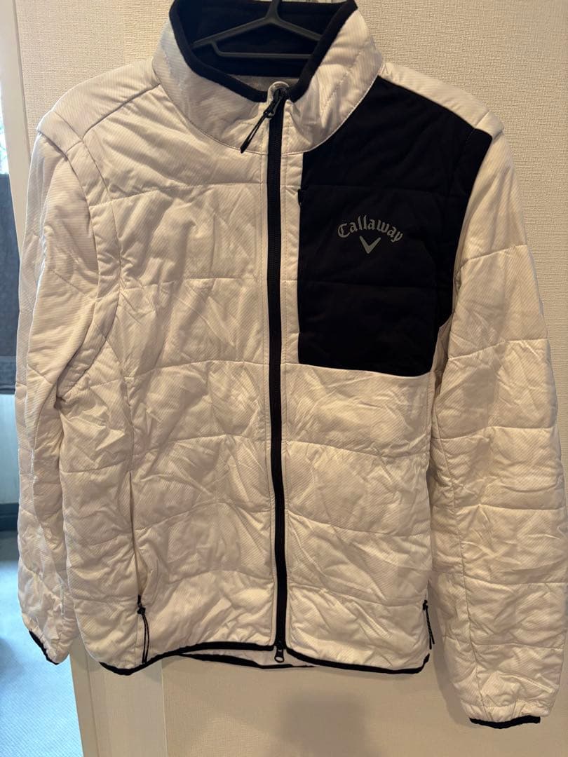 Callaway キルティングジャケット ホワイト/ブラック