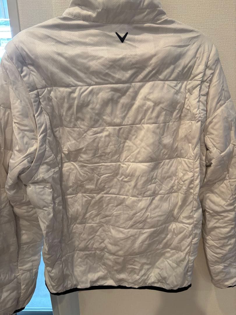 Callaway キルティングジャケット ホワイト/ブラック