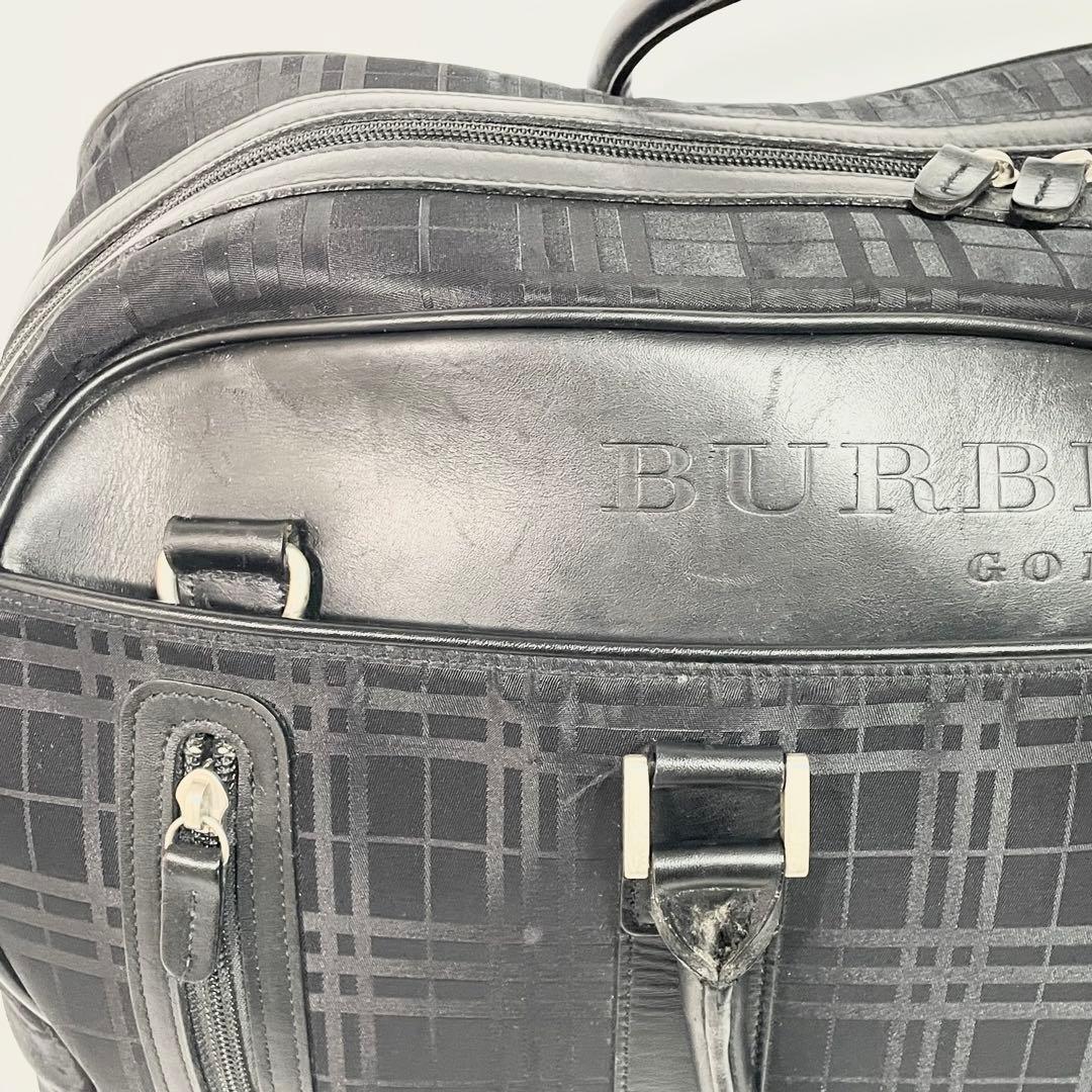 バーバリーゴルフ　ボストンバッグ　バーバリーチェック