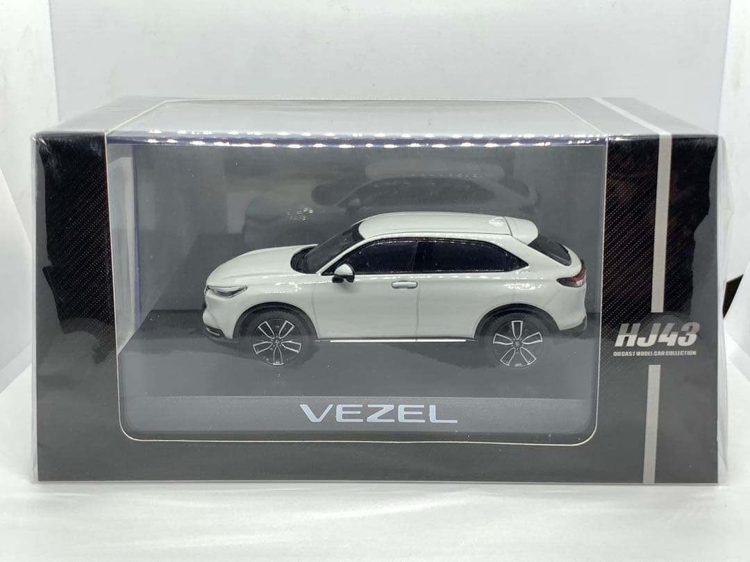 VEZEL ヴェゼル　ホビージャパン 1/43 サンライトホワイトパール