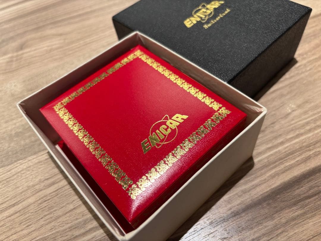 ENICAR エニカ 懐中時計 オリジナルボックス付き