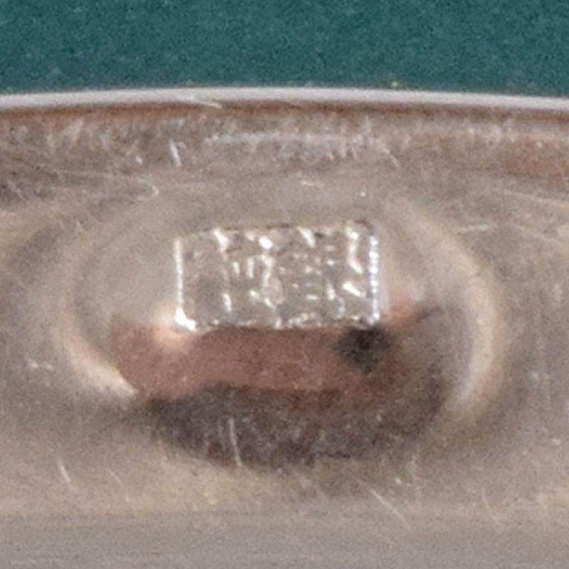 七宝焼　安藤七宝店　純銀刻印　紫陽花文　花瓶　時代箱付　U　R9192B