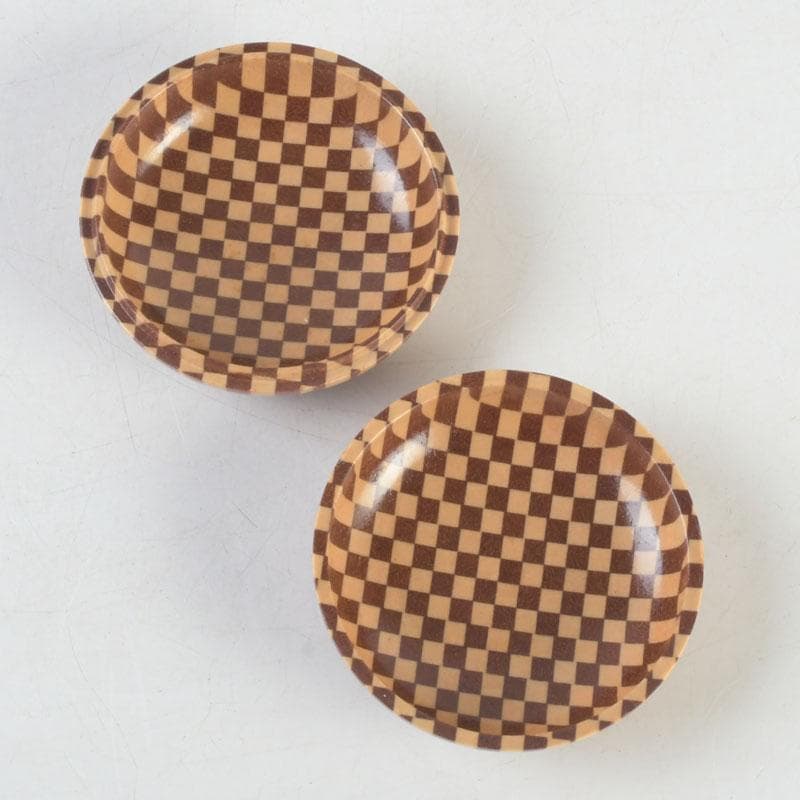 茶道具　鷹の巣　箱根寄木細工　香合　箱付　V　9679