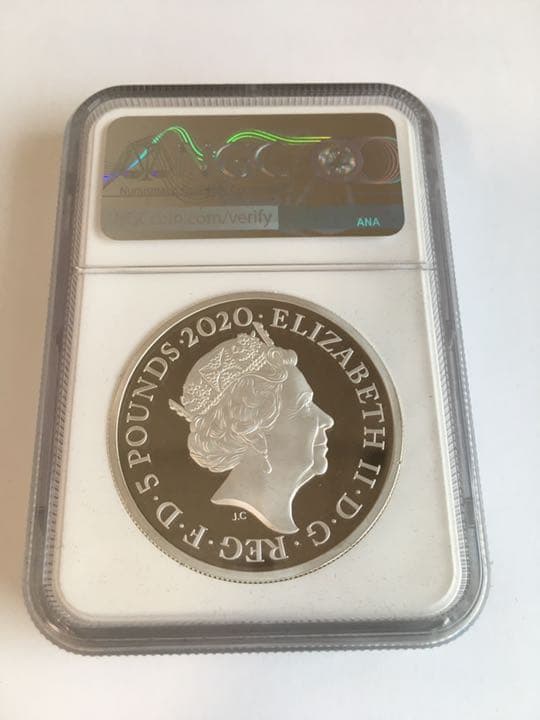 イギリス スリーグレイセス 2オンス 銀貨