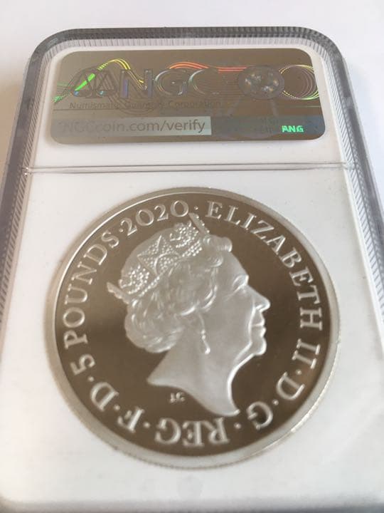 イギリス スリーグレイセス 2オンス 銀貨