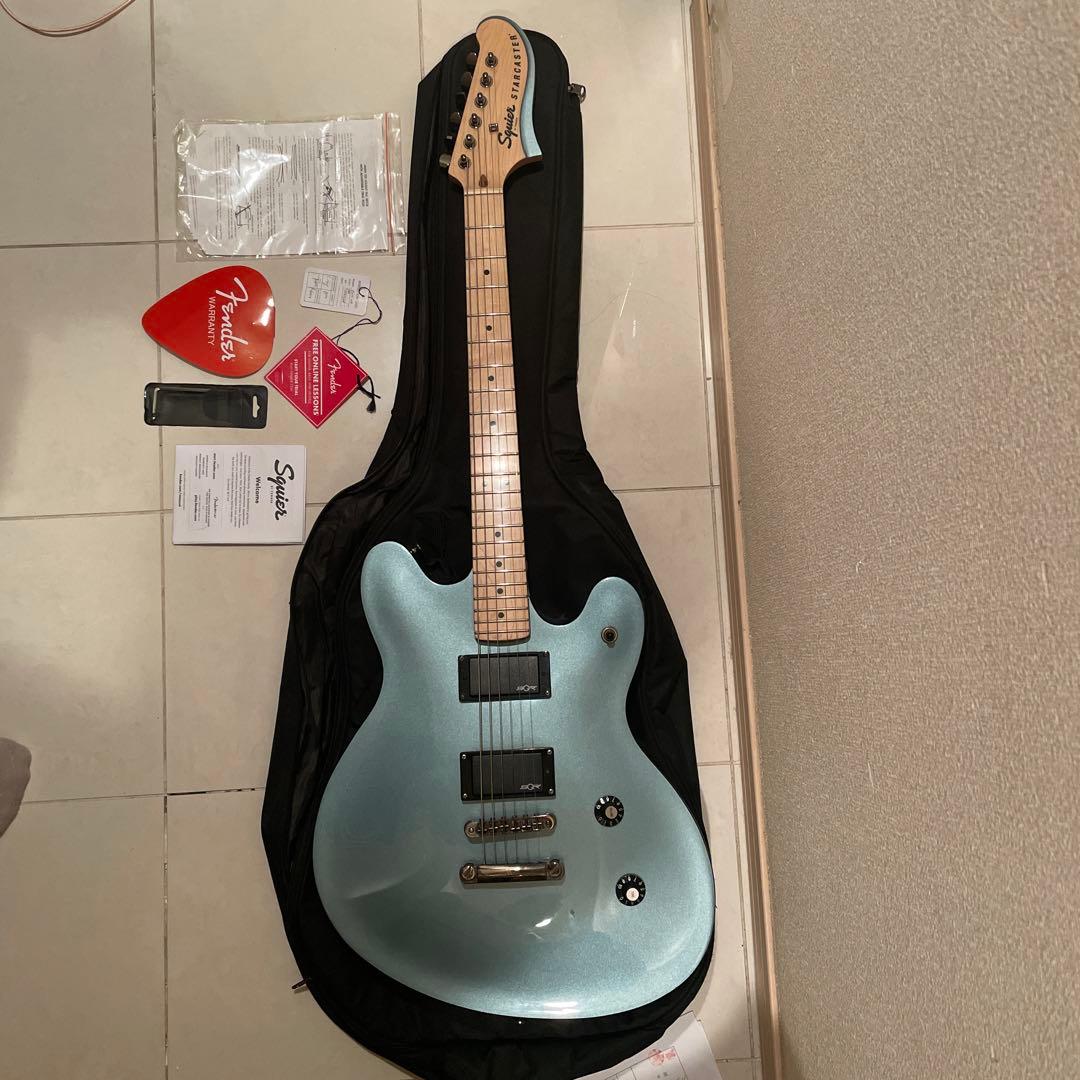 Squier Starcaster エレキギター ブルー