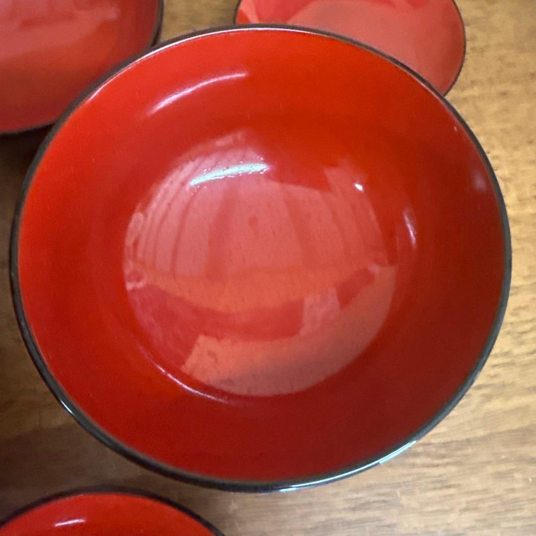 象彦　夫婦椀　塗り椀　美品