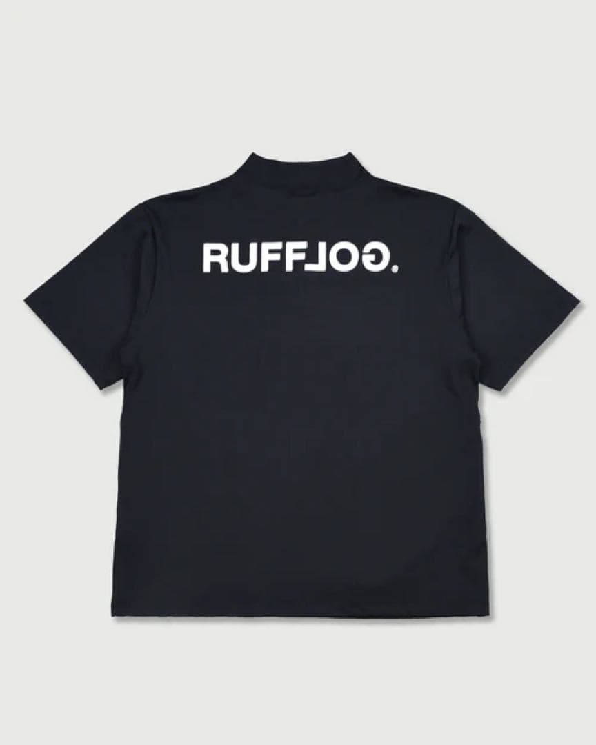 RUFFLOG HALF ZIP MOCK NECK SHIRT サイズS