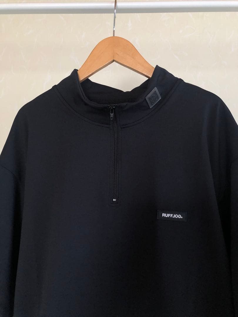 RUFFLOG HALF ZIP MOCK NECK SHIRT サイズS