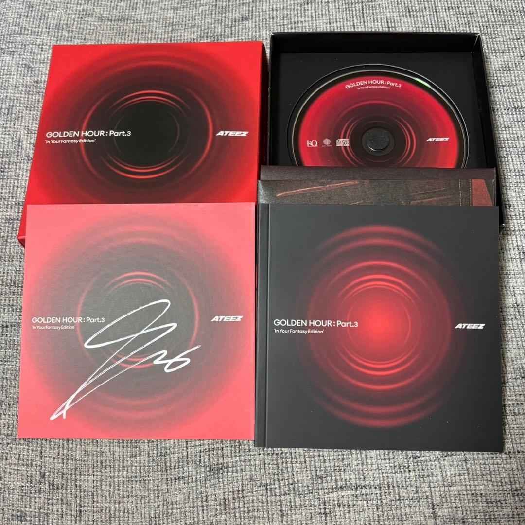 ATEEZ In Your Fantasy CDアルバム 直筆サイン ソンファ①