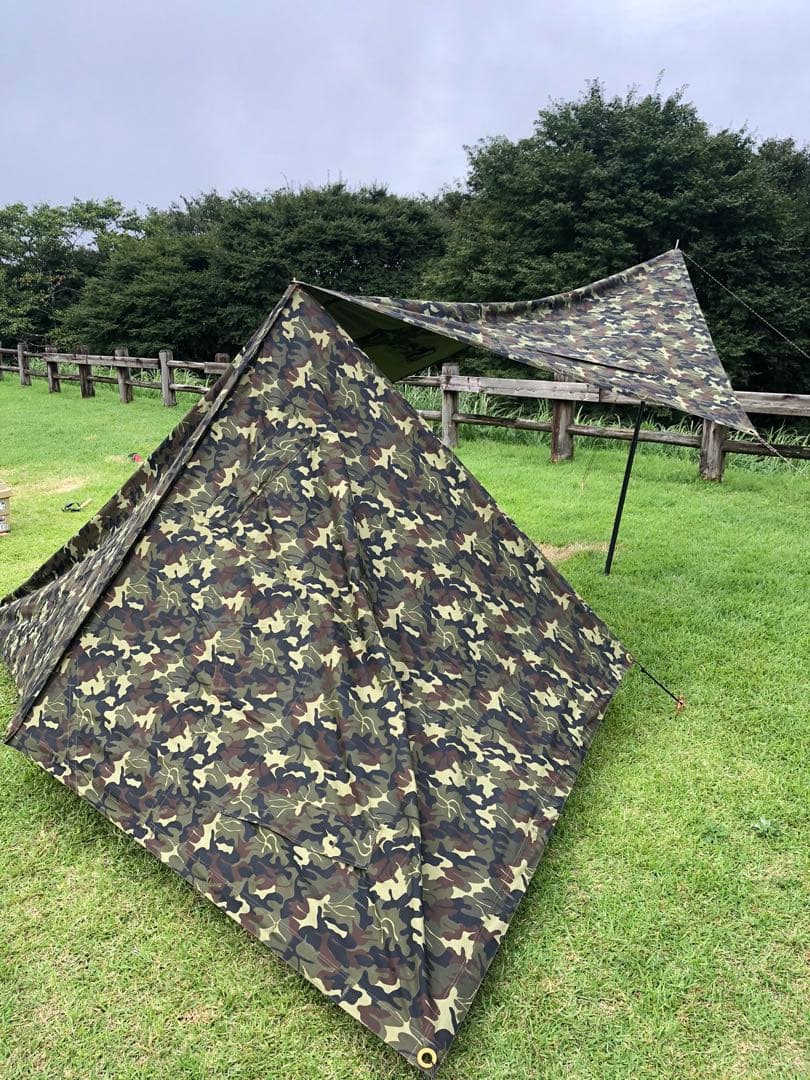 ルーマニア軍幕　デッド 希少 リーフカモ デットストック M47 4枚セット