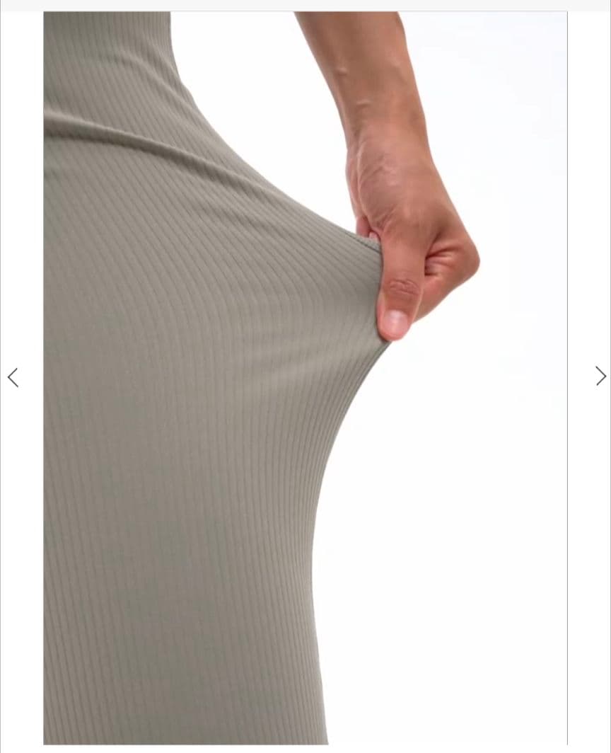 【SUKALA】ベーシックリブフレアパンツ　エスプレッソ　LL