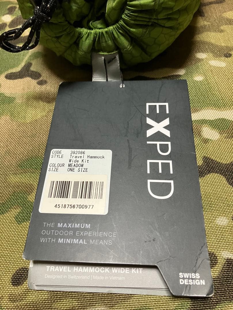 【新品】エクスペド EXPED トラベルハンモック ワイド キット Wide