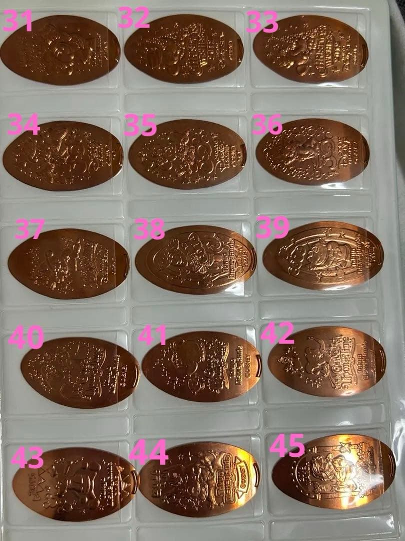 ディズニー　スーベニアメダル　2010-2021　スーベニアケース