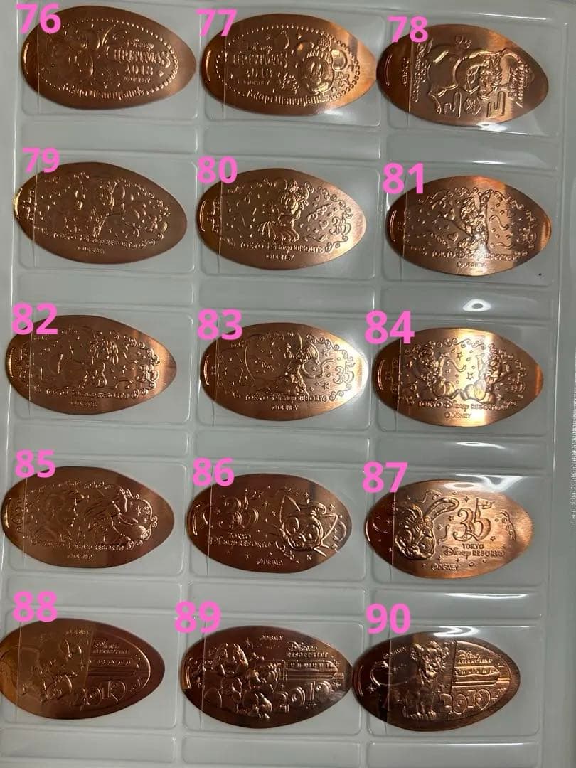 ディズニー　スーベニアメダル　2010-2021　スーベニアケース