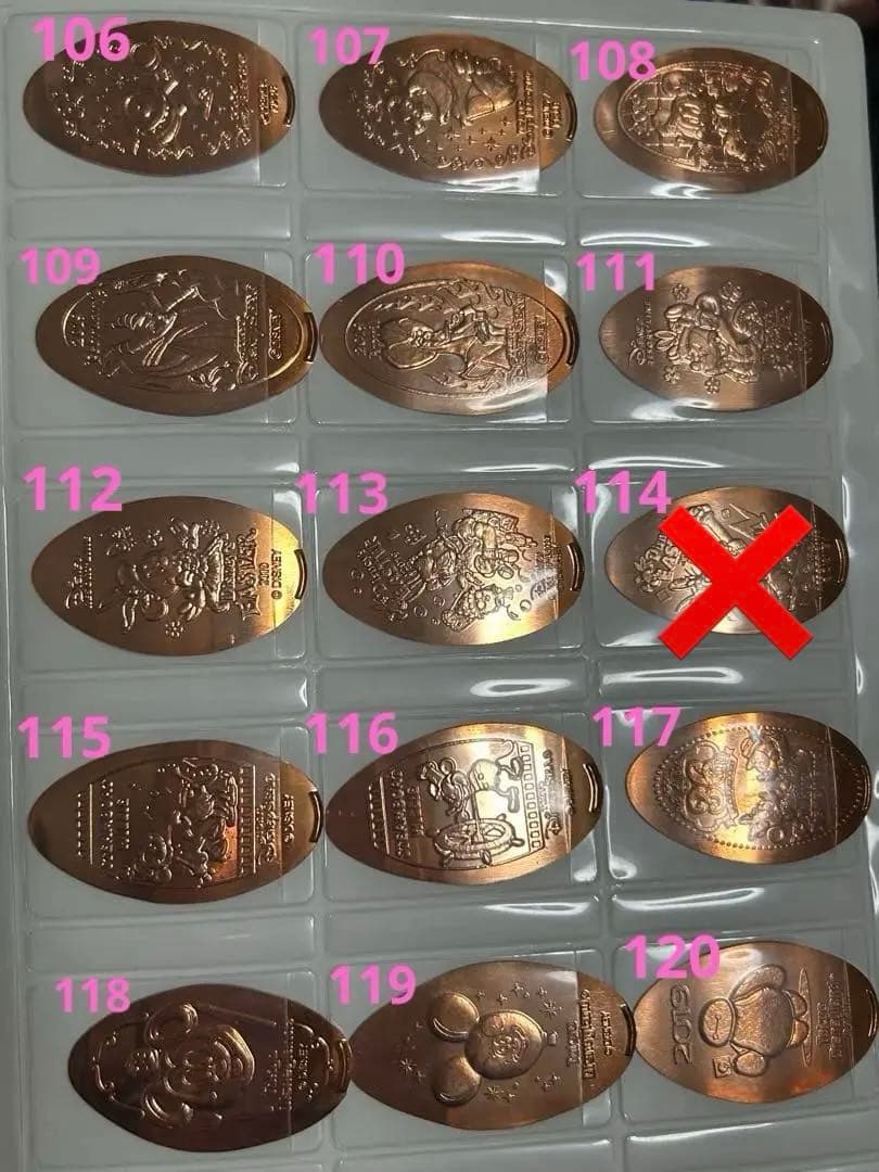 ディズニー　スーベニアメダル　2010-2021　スーベニアケース