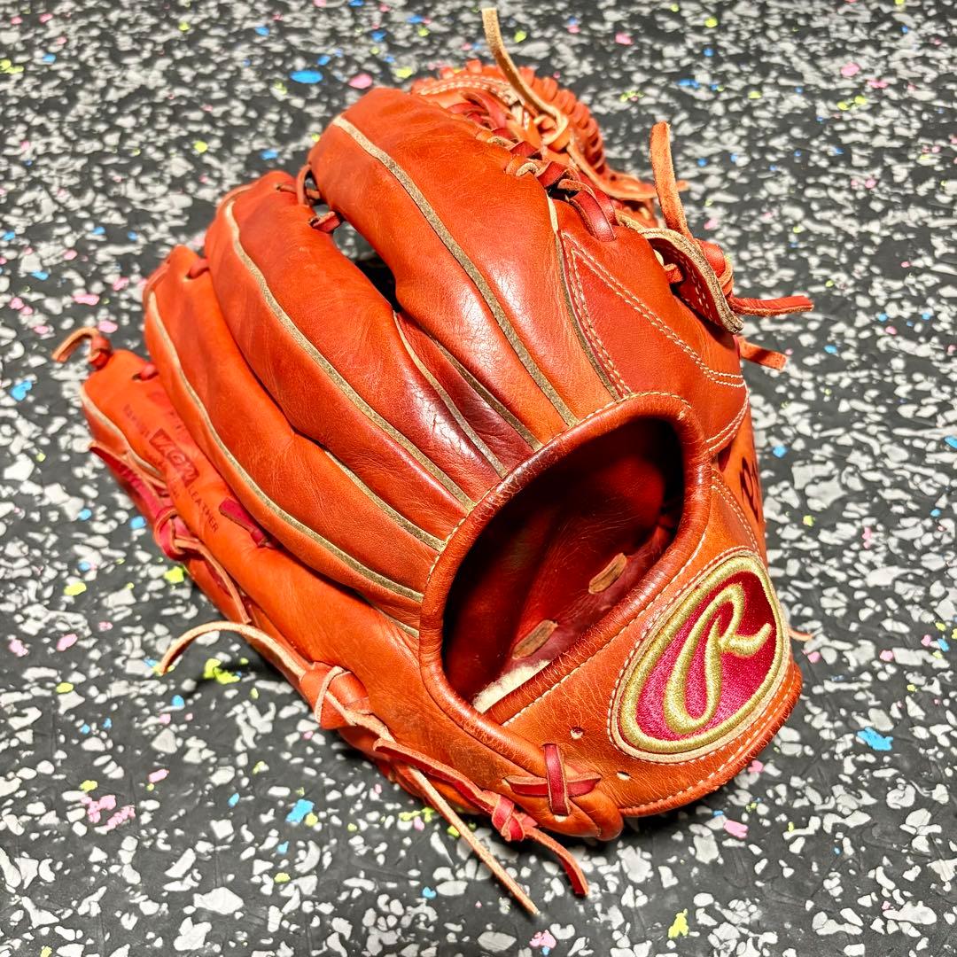 ローリングス プロプリモ 和牛レザー 硬式用 外野手用 グローブ レッドオレンジ