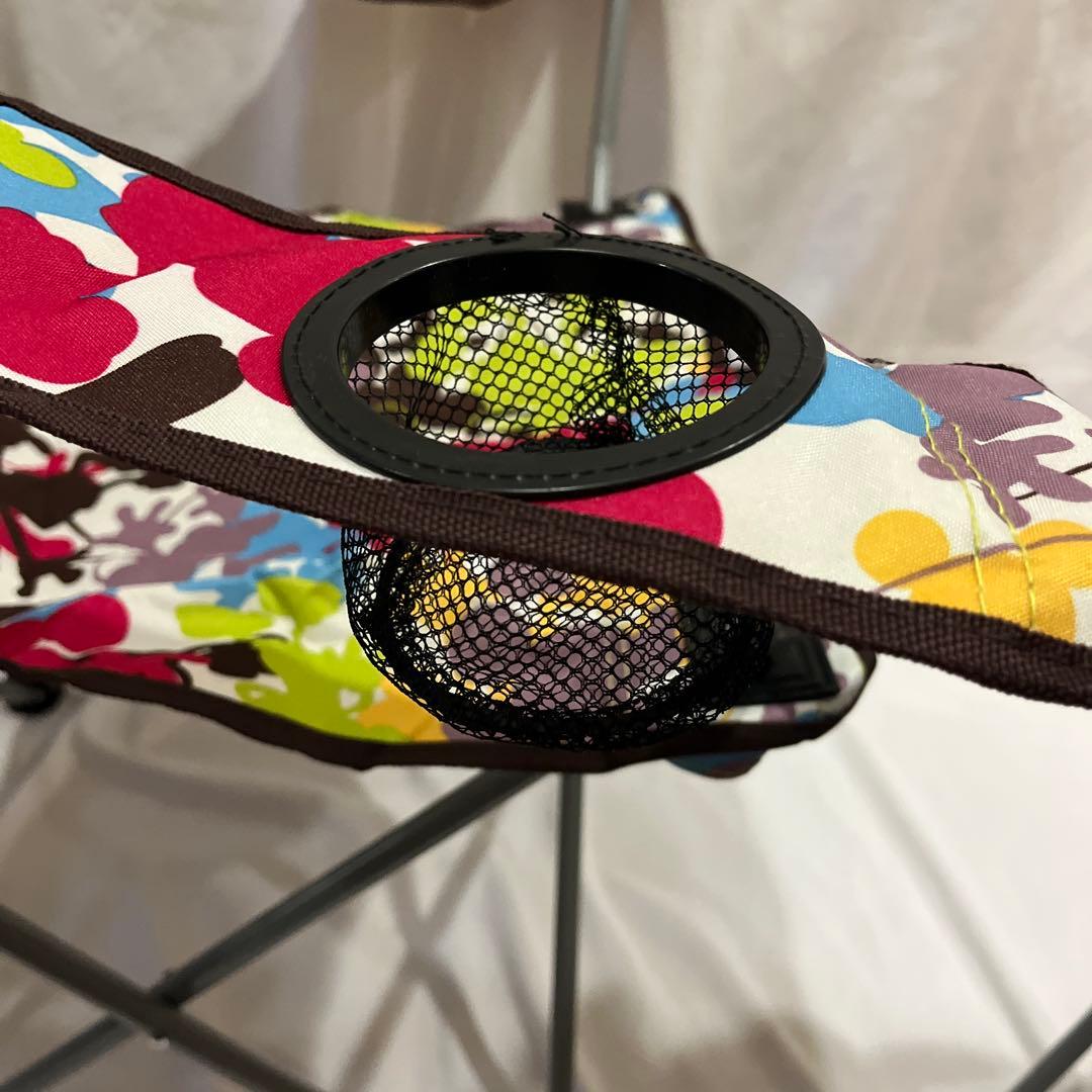 キャプテンスタッグ ラウンジチェアミッキーマウス 「カモフラージュ」 4脚セット