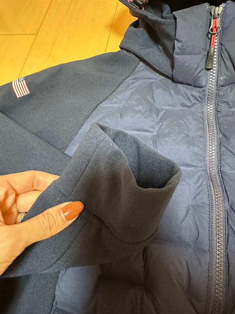 ブリーフィング　ハイブリッドダウンジャケット　ネイビー Mサイズ