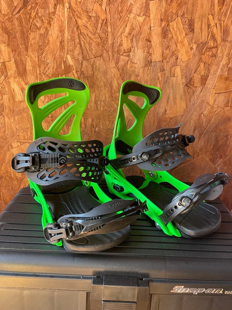 FLUX スノーボード ビンディング グリーン