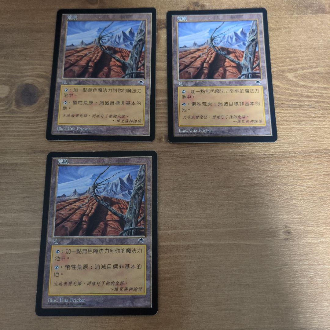 不毛の大地　中国語三枚セット