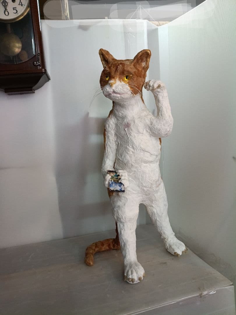 張り子作家　猫