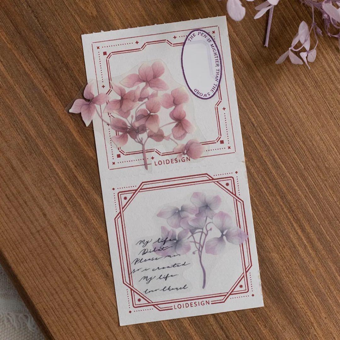 ⭐️SALE⭐️loidesign《詠花》海外マスキングテープ　マステ 【1713】