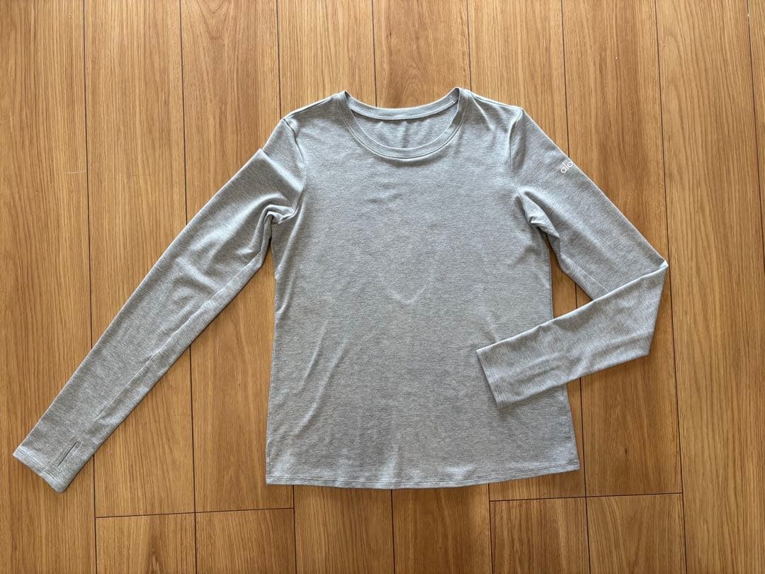 Alo Yoga グレー ヨガTシャツ L ピラティス