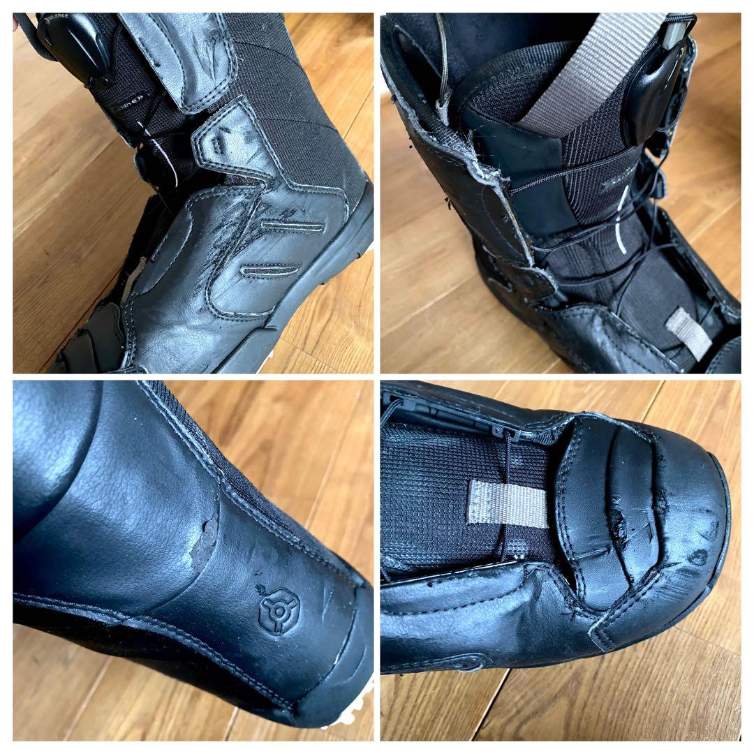 スノボ4点セット ボード バートン 154cm ブーツ 26.5cm バイン 袋