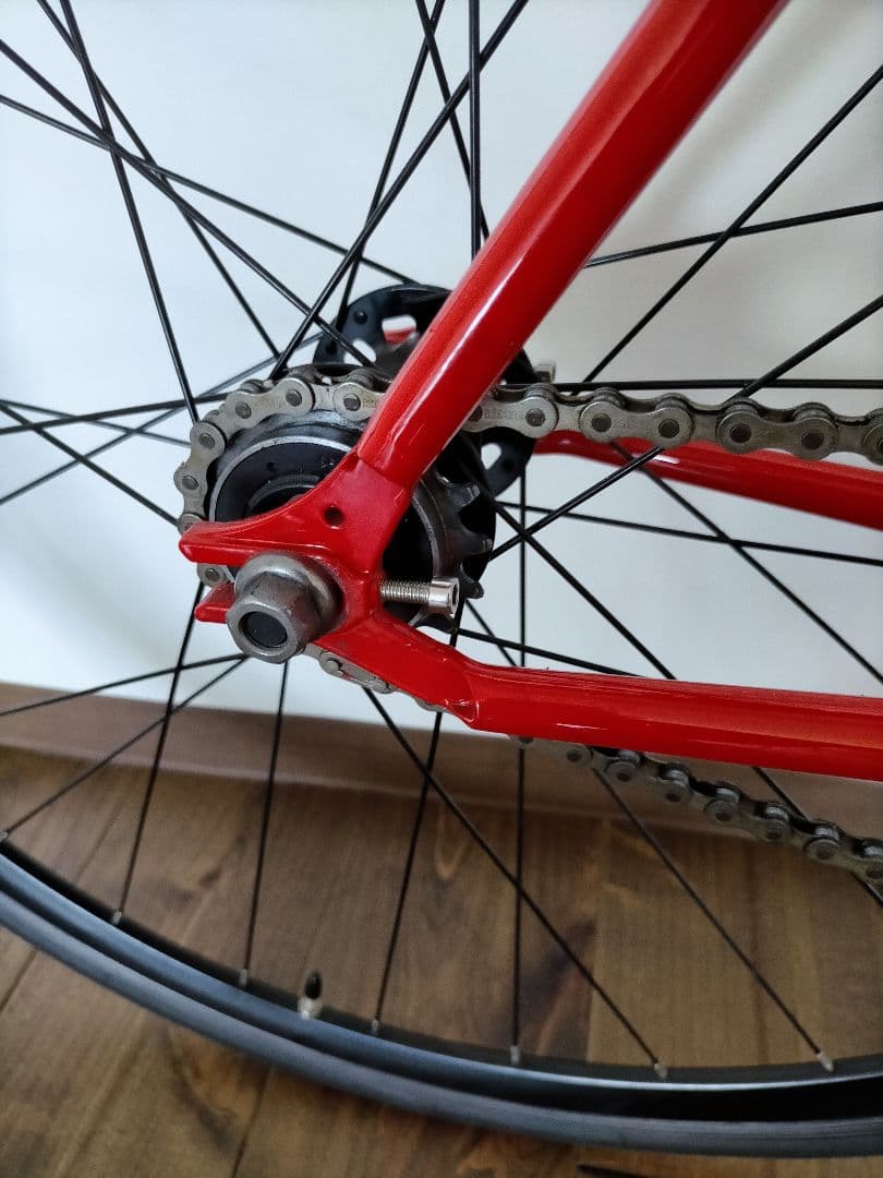 クロモリ ピスト シングルフリー 46×17T 室内保管 直接手渡可(神奈川県)