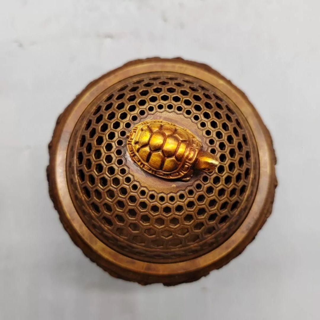 香炉 千亀鶴薫香炉 茶室香炉 香道具 銅製品 装飾品 工芸品 置物