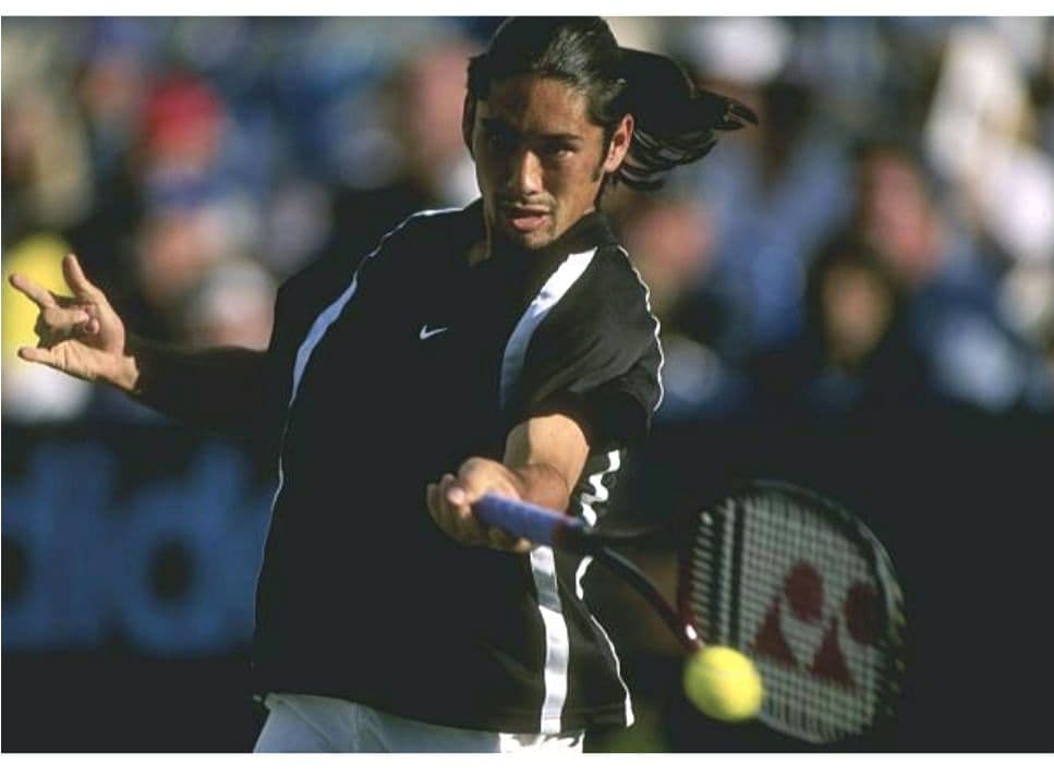 希少　90s　ヴィンテージ　NIKE アンド・レアガシ メンズテニスウェア黒　M