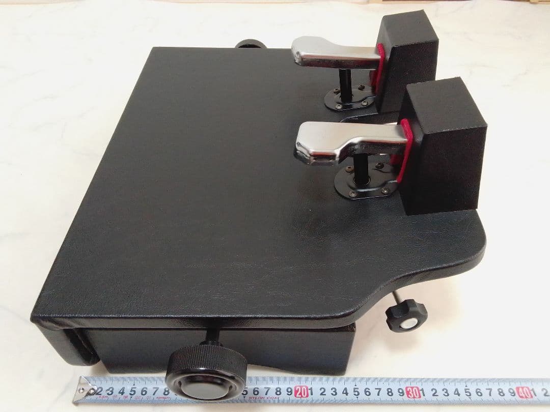 ピアノ補助ペダル イトーシン クローバー 足台 補助台 子供用 ブラック