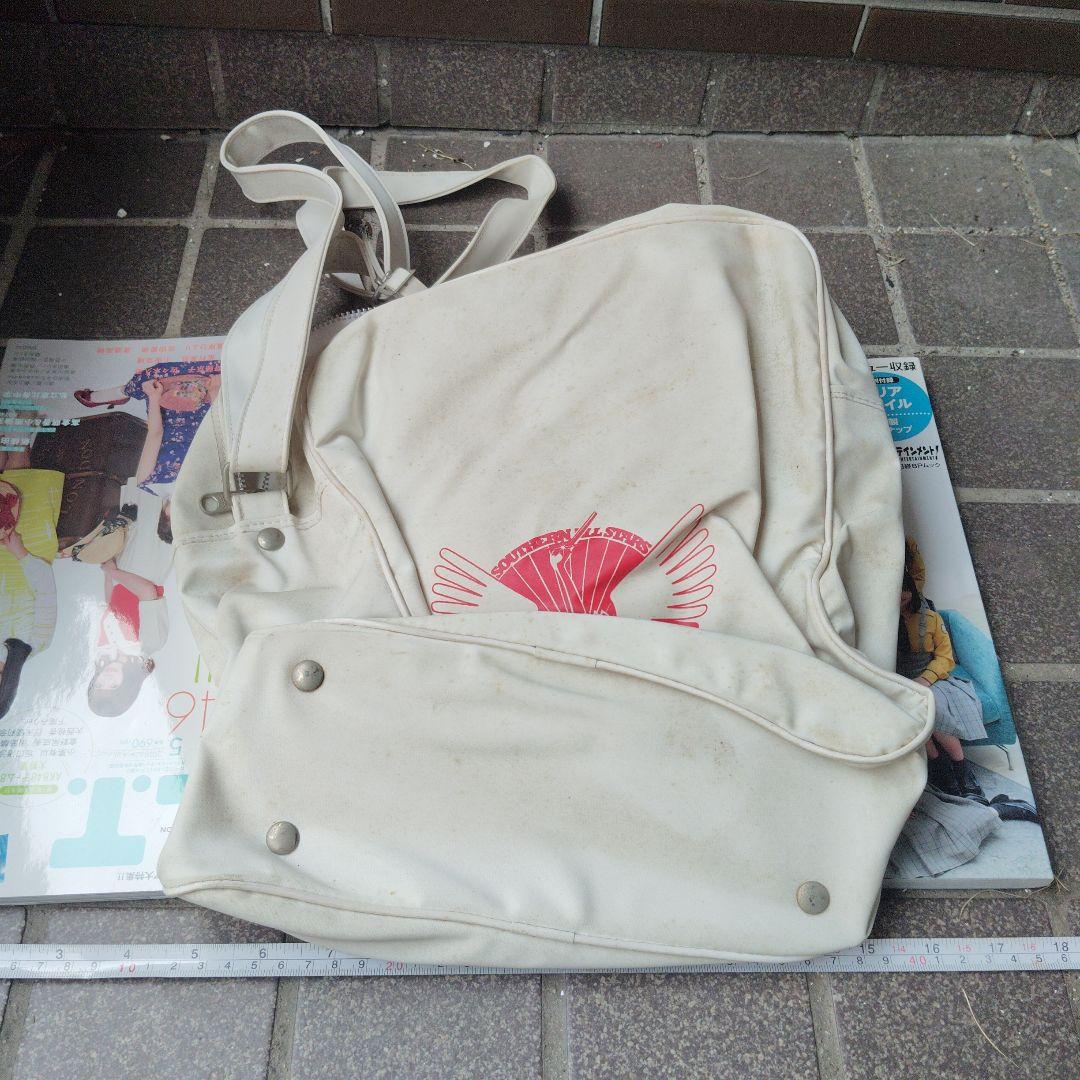 【サザンオールスターズ】 Oh-endan ホワイトバッグ エンブレムプリント