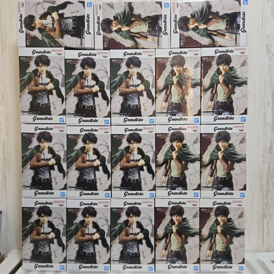 進撃の巨人 グランディスタ エレン リヴァイ 18点セット